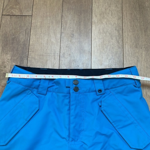 Burton Men's winter ski snowboarding Cargo Pants S Blue relaxed fit waterproof - Picture 11 of 13